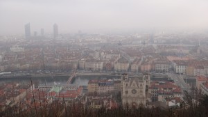 12 Uitzicht over Lyon vanaf Fourviére